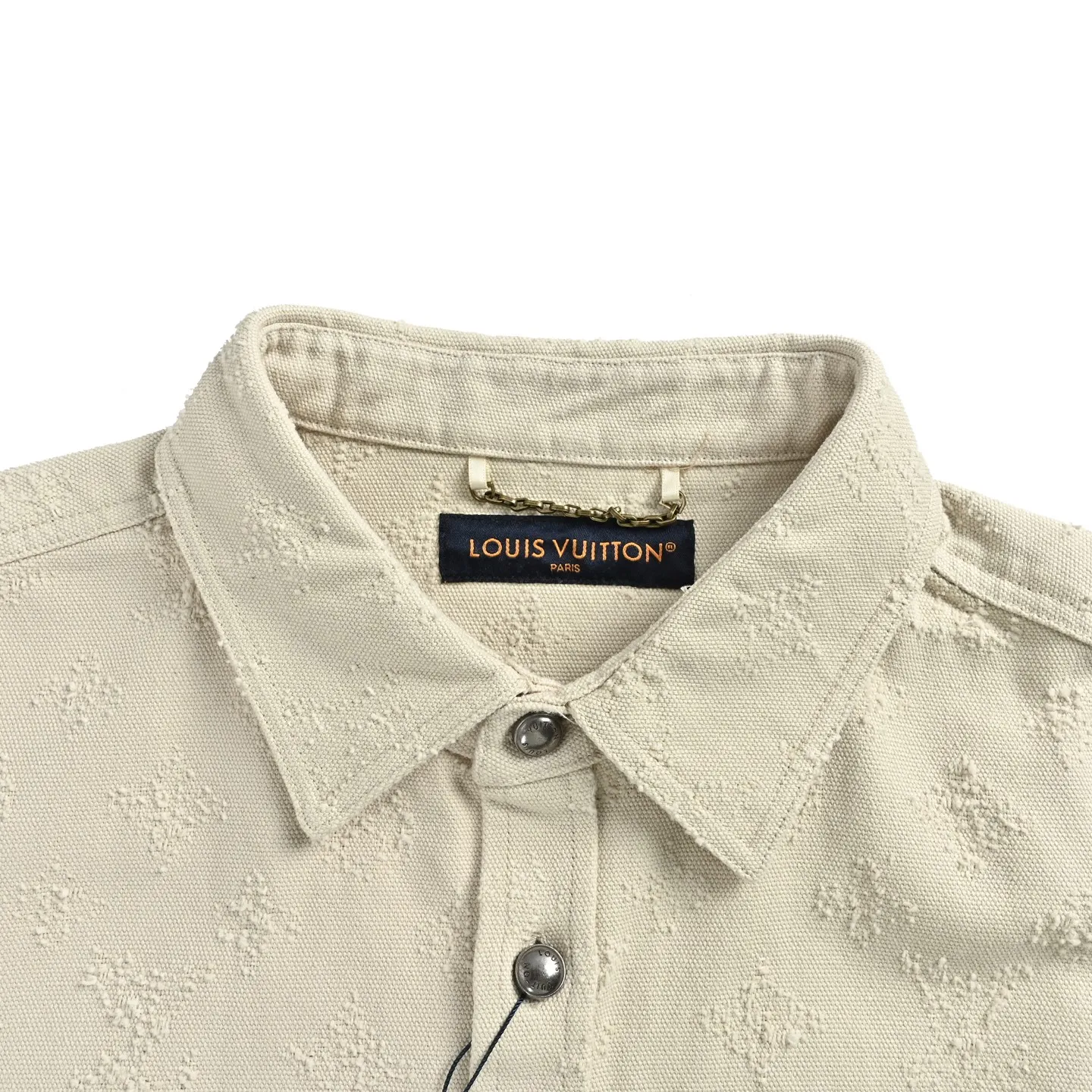 Louis Vuitton/Louis Vuitton presbyopic needle-punched denim shirt jacket